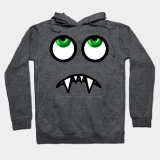 Over It Monster Face Hoodie